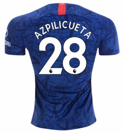 Azpilicueta #28 Chelsea Home Soccer Jersey Shirt 2019-20