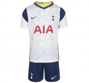 2020-21 Tottenham Hotspur Kids Home Soccer Kits Shirt With Shorts