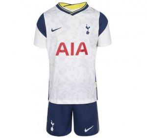 2020-21 Tottenham Hotspur Kids Home Soccer Kits Shirt With Shorts