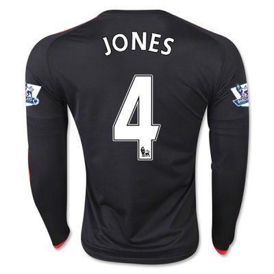 2015-16 Manchester United JONES 4 LS Third Soccer Jersey
