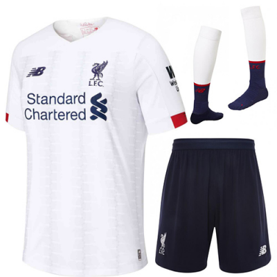 2019-20 Liverpool Away Soccer Jersey Full Kit (Shirt + Shorts + Socks)