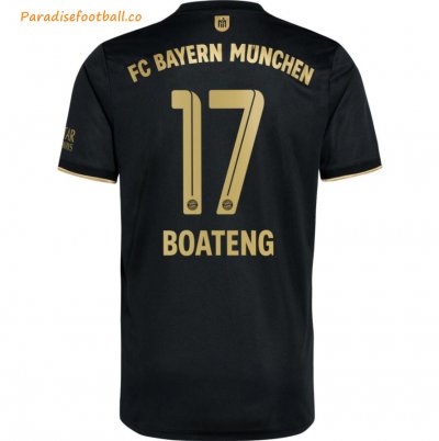2021-22 FC Bayern Munchen Away Soccer Jersey Shirt with Boateng 17 printing