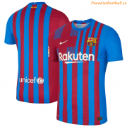 2021-22 Barcelona Home Soccer Jersey Shirt Player Version