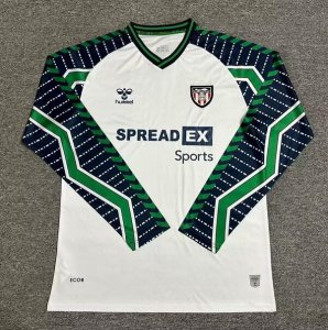 2024-25 Sunderland Long Sleeve Away Soccer Jersey Shirt