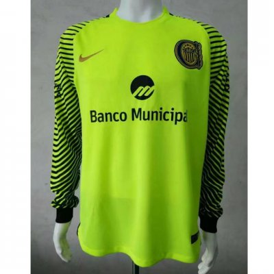 2017-18 Rosario Central Long Sleeve Green Soccer Jersey