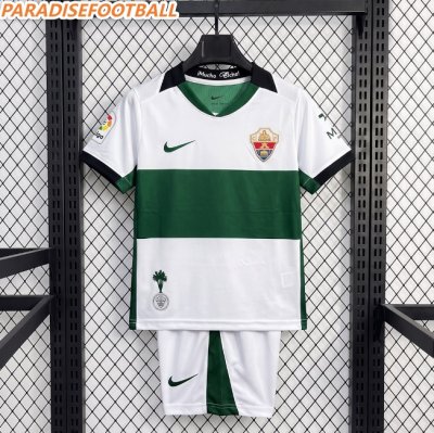 2026-27 Elche Home Kids Soccer Kits Shirt With Shorts