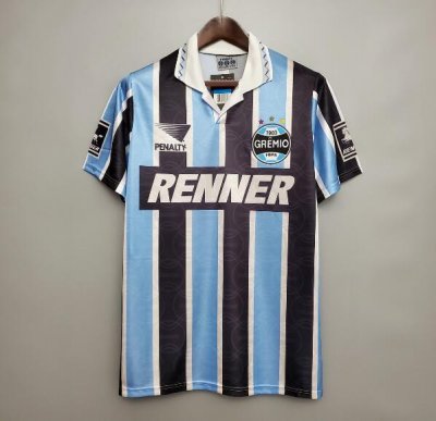 1995 Grêmio Foot-Ball Porto Alegrense Retro Home Soccer Jersey Shirt