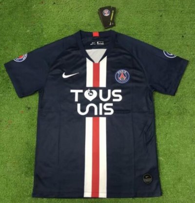 2019-20 PSG Home TOUS UNIS Soccer Jersey Shirt