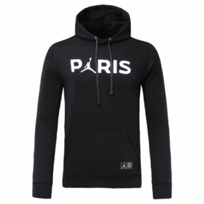 18-19 PSG JORDAN 3rd Away Black Hoody Sweater