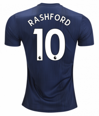 2018-19 Manchester United Third Soccer Jersey Shirt Marcus Rashford #10