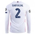 2020-21 Real Madrid Long Sleeve Home Soccer Jersey Shirt DANI CARVAJAL #2