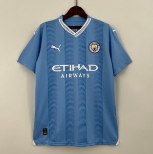 Leaked Version 2023-24 Manchester City Home Soccer Jersey Shirt
