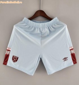 2022-23 West Ham United Home Soccer Shorts