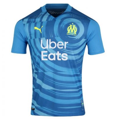 2020-21 Olympique Marseille Third Away Soccer Jersey Shirt Player Version