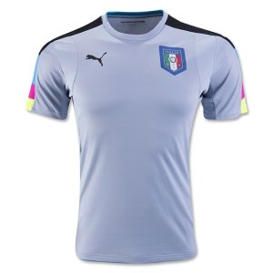 2016 Italy Euro Light Blue Goalkeeper Jersey