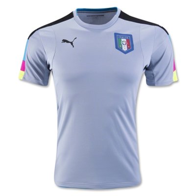 2016 Italy Euro Light Blue Goalkeeper Jersey