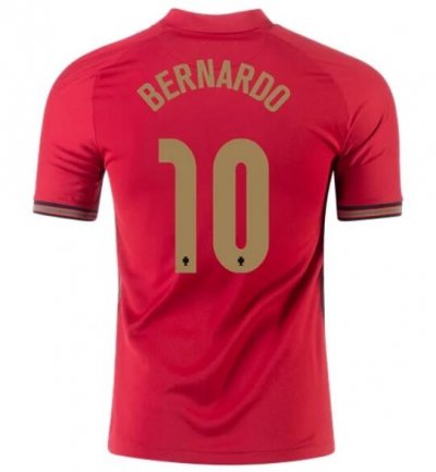 2020 EURO Portugal Home Soccer Jersey Shirt BERNARDO SILVA #10