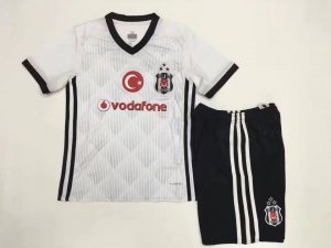 2017-18 Kids Besiktas Home Soccer Shirt With Shorts