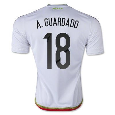 2015 Mexico A. GUARDADO #18 Away Soccer Jersey