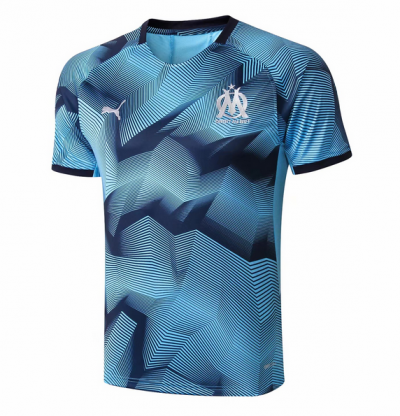 2018-19 Olympique Marseille Blue Training Shirt