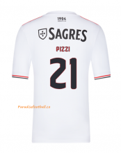 2021-22 Benfica Away Soccer Jersey Shirt with Pizzi 21 printing