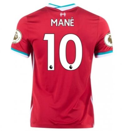 2020-21 Liverpool Home Soccer Jersey Shirt SADIO MANÉ #10