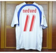 2006 Czech Republic Retro Away Soccer Jersey Shirt #11 NEDVED