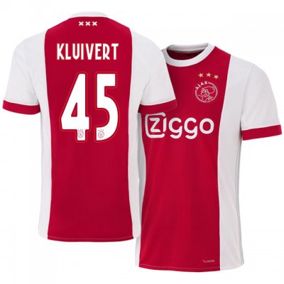 2017-18 Ajax #45 Justin Kluivert Home Soccer Jersey
