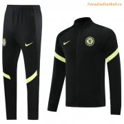 2021-22 Chelsea Black Training Kits Jacket with Pants