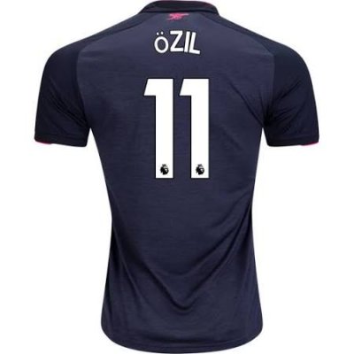 2017-18 Arsenal Ozil #11 Third Soccer Jersey