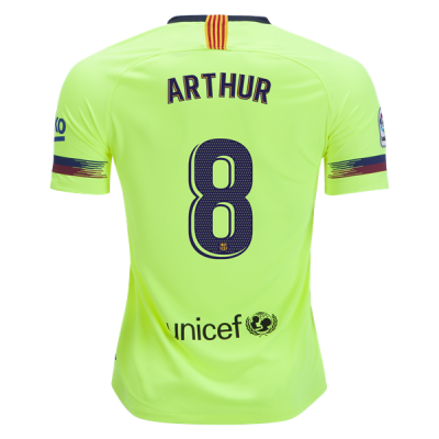 2018-19 FC Barcelona Away Soccer Jersey Shirt Arthur #8