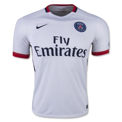 2015-16 Psg Away Soccer Jersey White