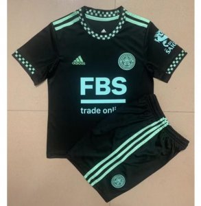 Kids Leicester City 2022-23 Away Soccer Kits Shirt With Shorts