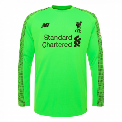 2018-19 Liverpool Green LS Goalkeeper Soccer Jersey Shirt