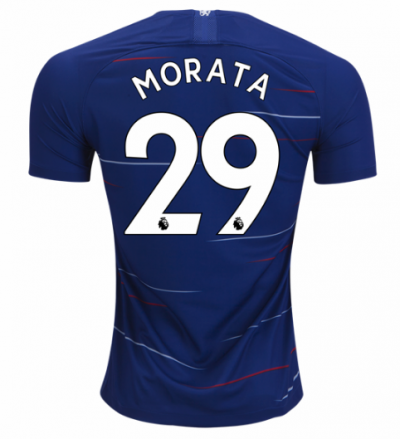 2018-19 Chelsea Home Soccer Jersey Shirt Alvaro Morata #29