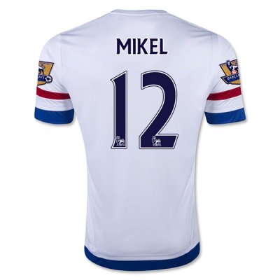 2015-16 Chelsea MIKEL 12 Away Soccer Jersey