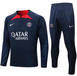 2022-23 PSG Navy Training Kits Sweatshirt with Pants