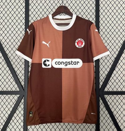 2024-25 Fußball-Club St. Pauli Home Soccer Jersey Shirt
