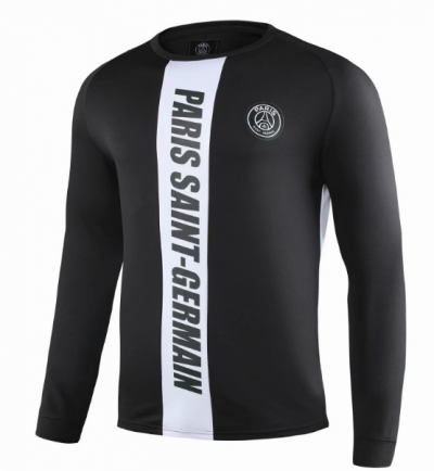 2019-20 PSG Black White Paris Sweat Shirt