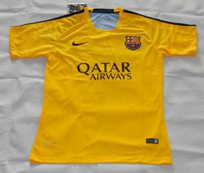 Barcelona 2015/16 Yellow Training Shirt