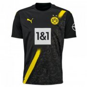 2020-21 Borussia Dortmund Away Black Soccer Jersey Shirt