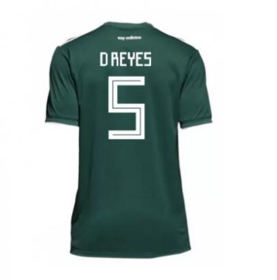 2018 World Cup Mexico Home Soccer Jersey Shirts Oribe Diego Reyes #5