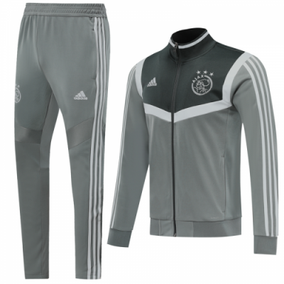 2019-20 Ajax Grey Training Kits Jacket With Pants