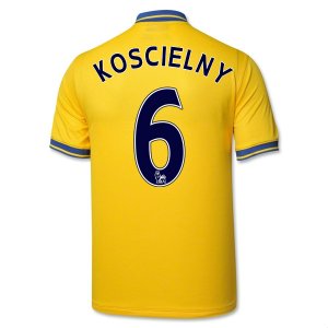 13-14 Arsenal #6 Koscielny Away Yellow Jersey Shirt 13-14 Arsenal #6 Koscielny Away Yellow Jersey Shirt