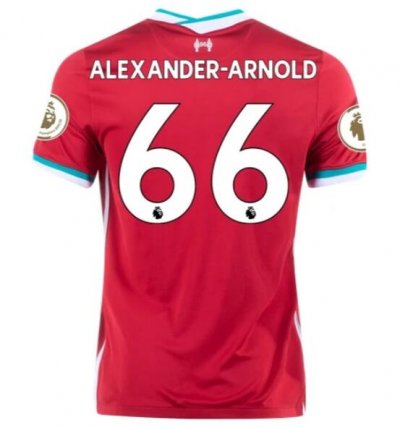 2020-21 Liverpool Home Soccer Jersey Shirt TRENT ALEXANDER-ARNOLD #66