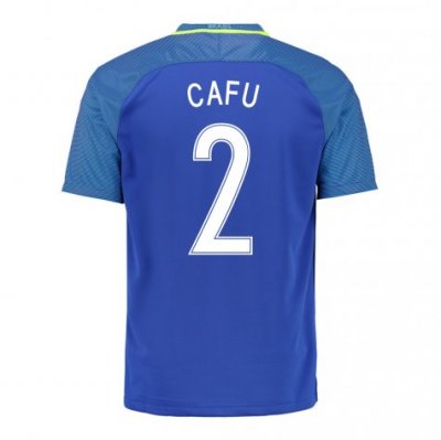 2016 Brazil Cafu 2 Away Soccer Jersey