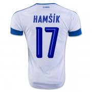 2016 Euro Slovakia Hamsik #17 Home Soccer Jersey