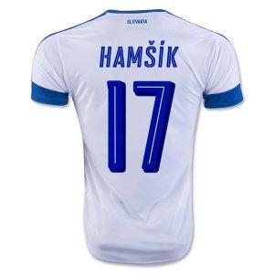 2016 Euro Slovakia Hamsik #17 Home Soccer Jersey