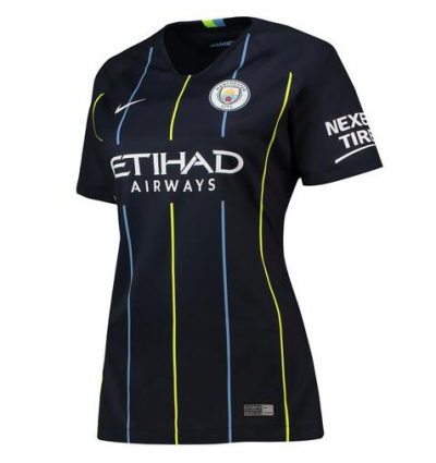 Women 2018-19 Manchester City Away Soccer Jersey Shirt