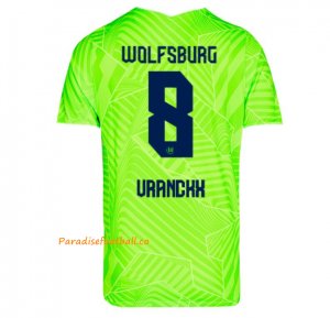 2021-22 Wolfsburg Home Soccer Jersey Shirt with Vranckx 8 printing